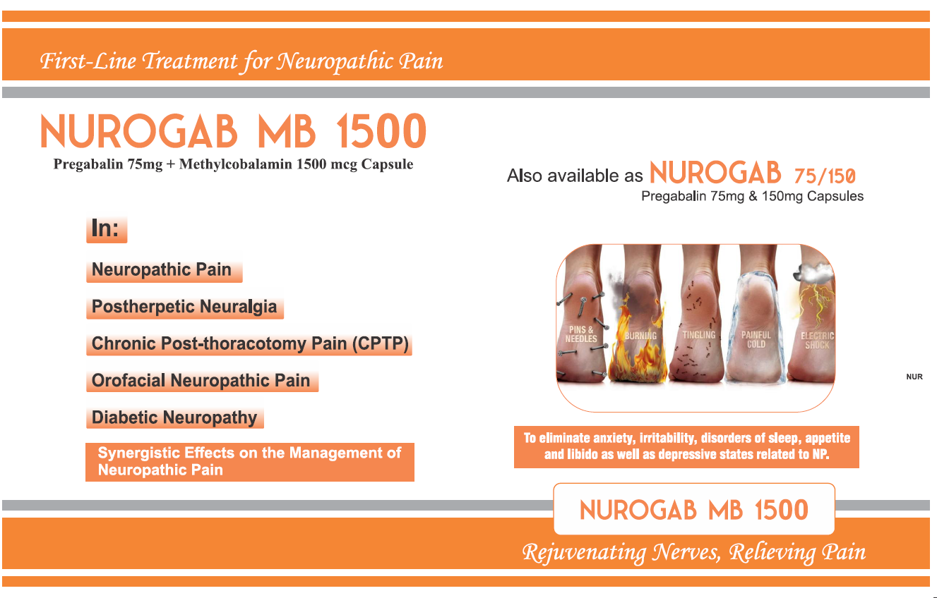 NUROGAB MB 750/1500 Capsules