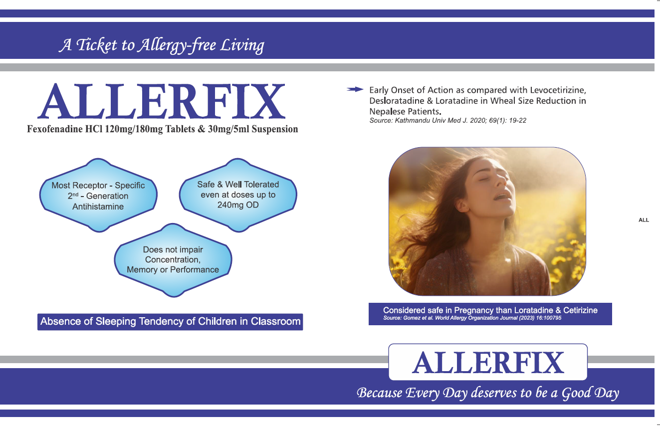 ALLERFIX 120/180 Tablets